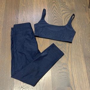 Outdoor Voices Leggings and Workout Bra Set
